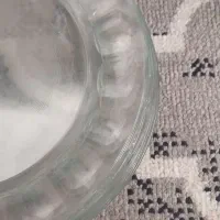 بشقاب شیشه ای لب انگشتی ۳۰۰هزار تومن|ظروف سرو و پذیرایی|خرم‌آباد, |دیوار