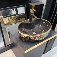 روشویی مشکی|لوازم سرویس بهداشتی|رباطکریم, رباطکریم|دیوار