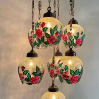 چراغ آویز مراکشی|لوستر و چراغ آویز|اصفهان, باغ نگاره|دیوار