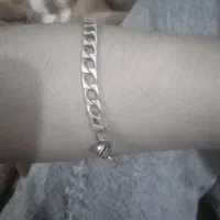 دستبند کارتیر نقره ایتالیایی قدیمی ۹۲۵|زیورآلات و اکسسوری|محمدیه-قزوین, |دیوار