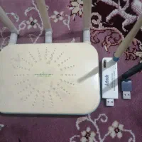 دو عدد کارت شبکه و یه مودم