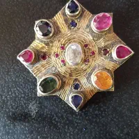 مدال یاقوت نقره