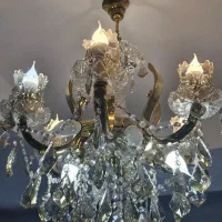 لوستر ۶ شعله ای|لوستر و چراغ آویز|کرج, دهقان ویلا|دیوار