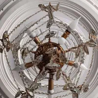 یک جفت لوستر پنج شاخه سالم|لوستر و چراغ آویز|اصفهان, جی شیر|دیوار