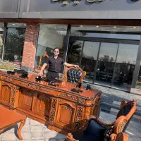 مبلمان اداری کلاسیک میز مدیریت جدید مبل رومانی