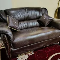 مبل 13 نفره چرمی|مبلمان خانگی و میز عسلی|تهران, قیام‌دشت|دیوار