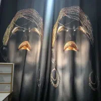 پرده طرح چهره