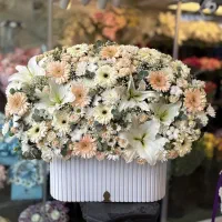(بازار گل) باکس گل حجیم ، مینیمال برای خواستگاری