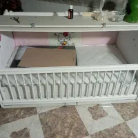 تخت نوزاد وکودک سه کاره|تخت و سرویس خواب|جهرم, |دیوار