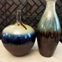 گلدان لعابی