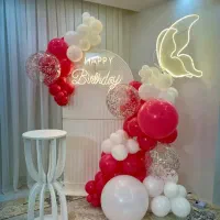 بادکنک آرایی و چیدمان لباس و میوه آرایی یلدا