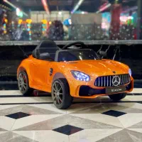 ماشین شارژی بنز ۴موتوره سویچی نارنجی