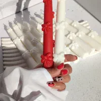 شمع قلمی پاپیون 23سانت