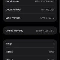 ۱۶ پرومکس ۵۱۲ رجیستر شده بدون خط خش|موبایل|بندرعباس, |دیوار