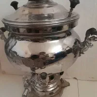 سماور گازی برنجی مهردار