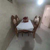 ناهارخوری و مبل ست چرم و دو عدد کاناپه