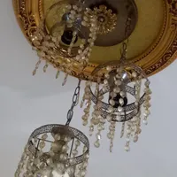لوستر فلزی سه شاخه