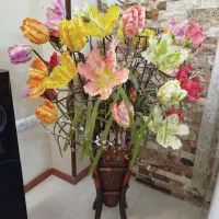 گلدان مصنوعی|گل مصنوعی|محمدیه-قزوین, |دیوار