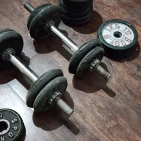 دمبل متغیر بدنسازی خانگی و وزنه و صفحه|تجهیزات ورزشی|تهران, ونک|دیوار