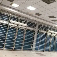 درب و حفاظ استیل ۳۰۴ فروشگاهی