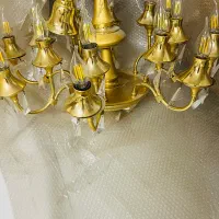 دوعدد لوستر|لوستر و چراغ آویز|بجنورد, |دیوار