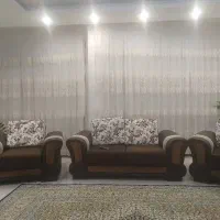 مبل چرم اصل ۷ نفره به علت مهاجرت فوری