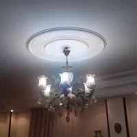 دو عدد لوستر برنز و چینی بسیار شیک و سالم