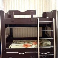 تخت۲ طبقه چوبی