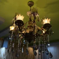 لوستر|لوستر و چراغ آویز|نیشابور, گمنام غربی|دیوار