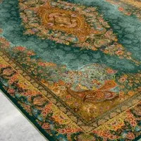 فرش ۹متری طرح ابریشم کله غازی