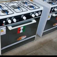 اجاق گاز ۵ شعله نو اکبند صفر سمساری سارانی|اجاق گاز و لوازم برقی پختوپز|زابل, |دیوار