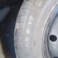 لاستیک با رینگ بسیار سالم|قطعات یدکی و لوازم جانبی|نسیم‌شهر, |دیوار