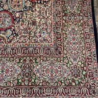 قالی کرمان سرمه‌ای رشید فرخی|فرش|تهران, دریان‌نو|دیوار