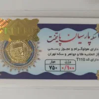 سکه پارسیان ۱۰۰ سوتی