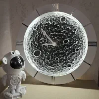 تابلو ساعت طرح ماه کامل