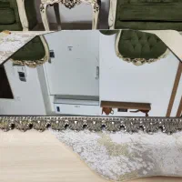 سینی آیینه ای دور نقره ای جنس خوب|صنایع دستی و سایر لوازم تزئینی|تهران, مینای جنوبی|دیوار