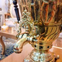 سماور ذغالی برنجی خرید ۲۵ سال قبل نوی نو