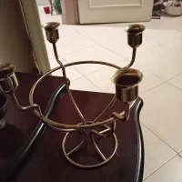 دوعدد جا شمعی با رنگ طلایی و نقره‌ای|صنایع دستی و سایر لوازم تزئینی|تهران, قیطریه|دیوار