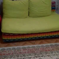 میل راحتی هشت نفره با پارچه های بافته شده