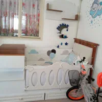 تخت کودک و نوجوان  همراه تخت دونفره
