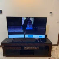 تلویزیون سامسونگ55 اینچ lcd از وسط شکسته