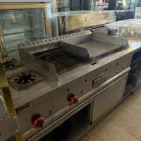 فر ترکیبی گریل زغالی،گریل روغنی،شعله و سرخ کن