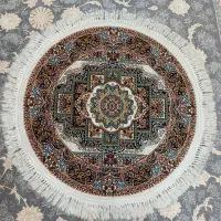 فرش گرد 1در1  ۷۰۰ شانه،،۲۵۵۰ تراکم ،یک در یک