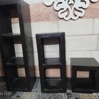 سه عددقفسه چوبی سالم