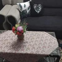 مبل ۶ نفره ب همراه میز عسلی|مبلمان خانگی و میز عسلی|قائم‌شهر, |دیوار