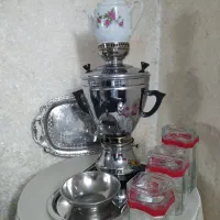 سماور گازی سالم با وسایل