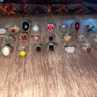 انگشتر ها جنس نقره ،برنز و مس