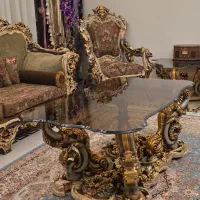 مبل استیل سلطنتی مدل مصری|مبلمان خانگی و میز عسلی|تهران, مرزداران|دیوار