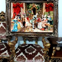 تابلو فرش ماشینی نومهمانی ۹۰در ۱۲۰|تابلو فرش|تبریز, |دیوار