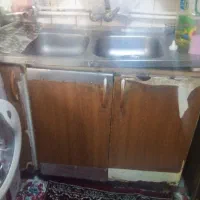 کابینت فلزی سه درکارکرده بالا طول ۱۴۷وپایین ۱۳۲|مصالح و تجهیزات ساختمان|مشهد, مهدی آباد|دیوار